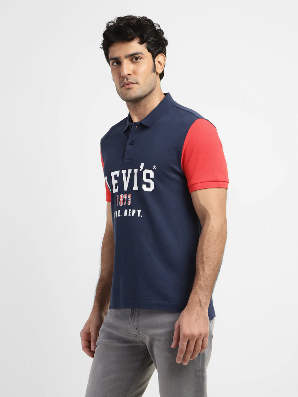 Men's Brand Logo Polo T-shirt - Image 4