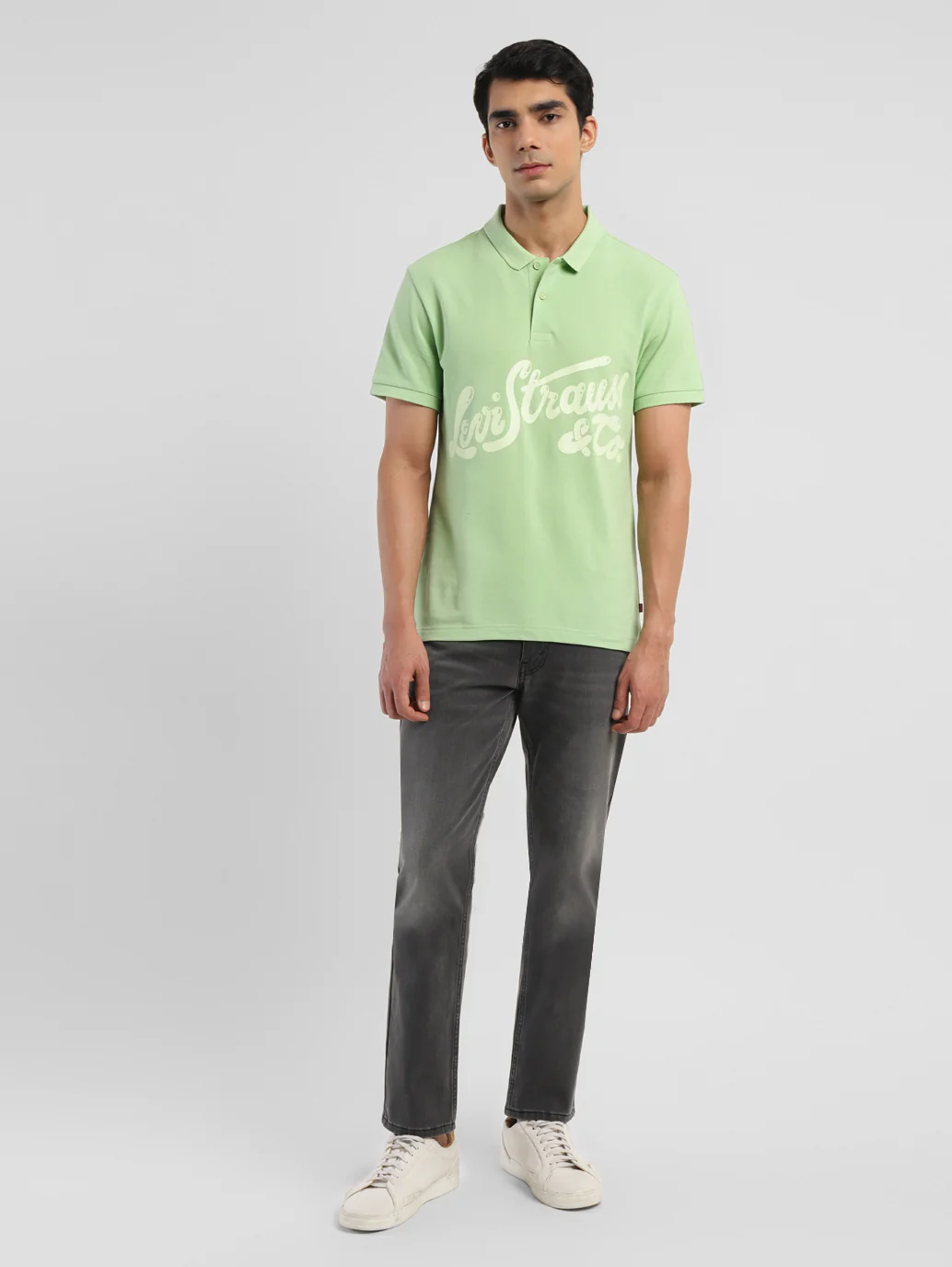 Men's Brand Logo Polo T-shirt - Image 6