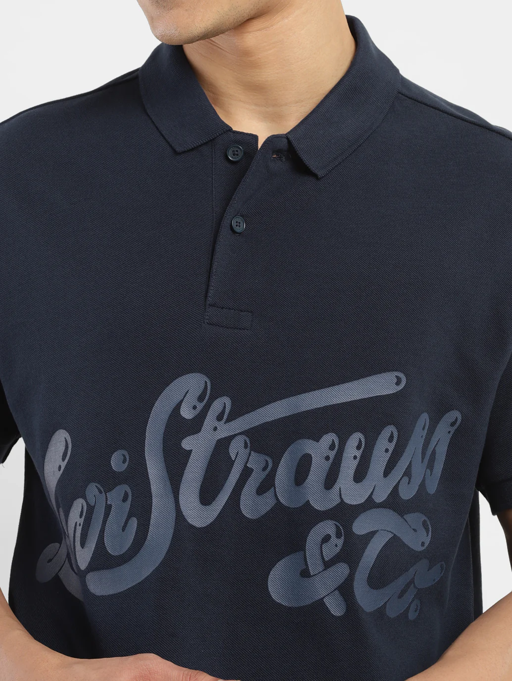 Men's Brand Logo Polo T-shirt - Image 8