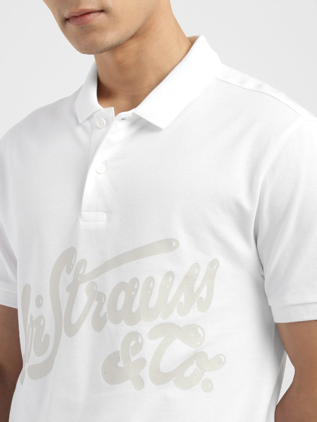 Men's Brand Logo Polo T-shirt - Image 5