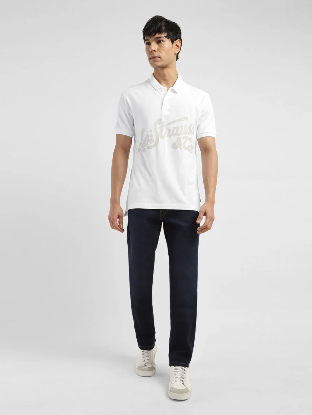 Men's Brand Logo Polo T-shirt - Image 6