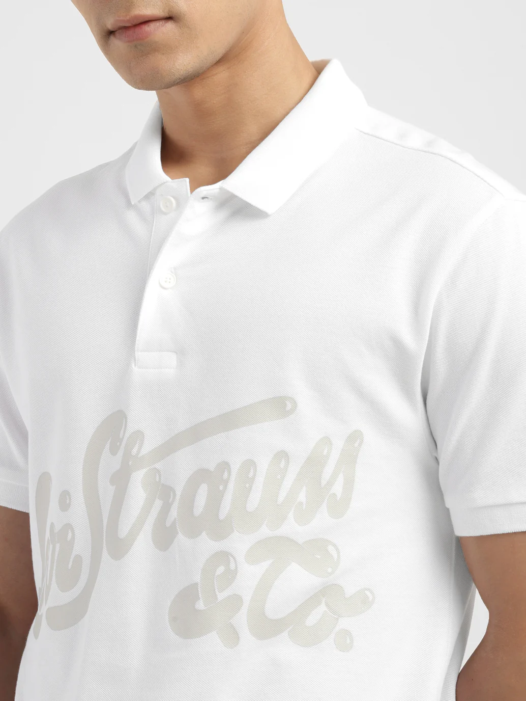 Men's Brand Logo Polo T-shirt - Image 8