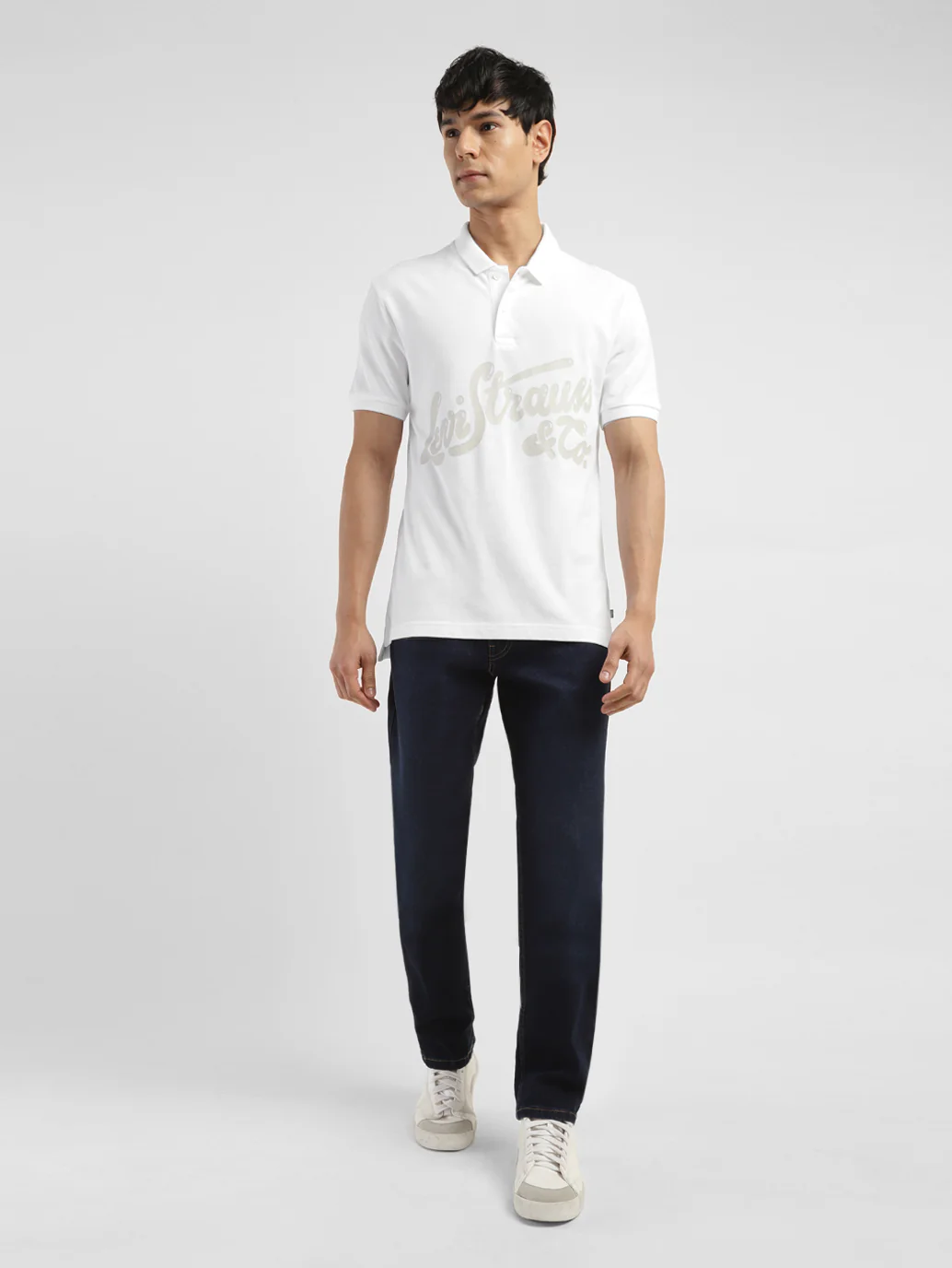 Men's Brand Logo Polo T-shirt - Image 9