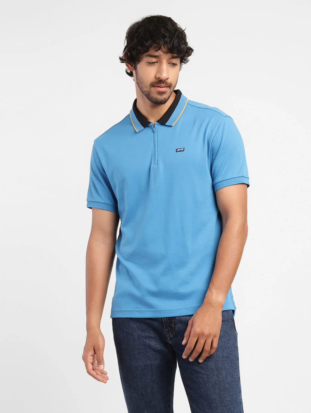 Men's Solid Polo T-shirt - Image 2