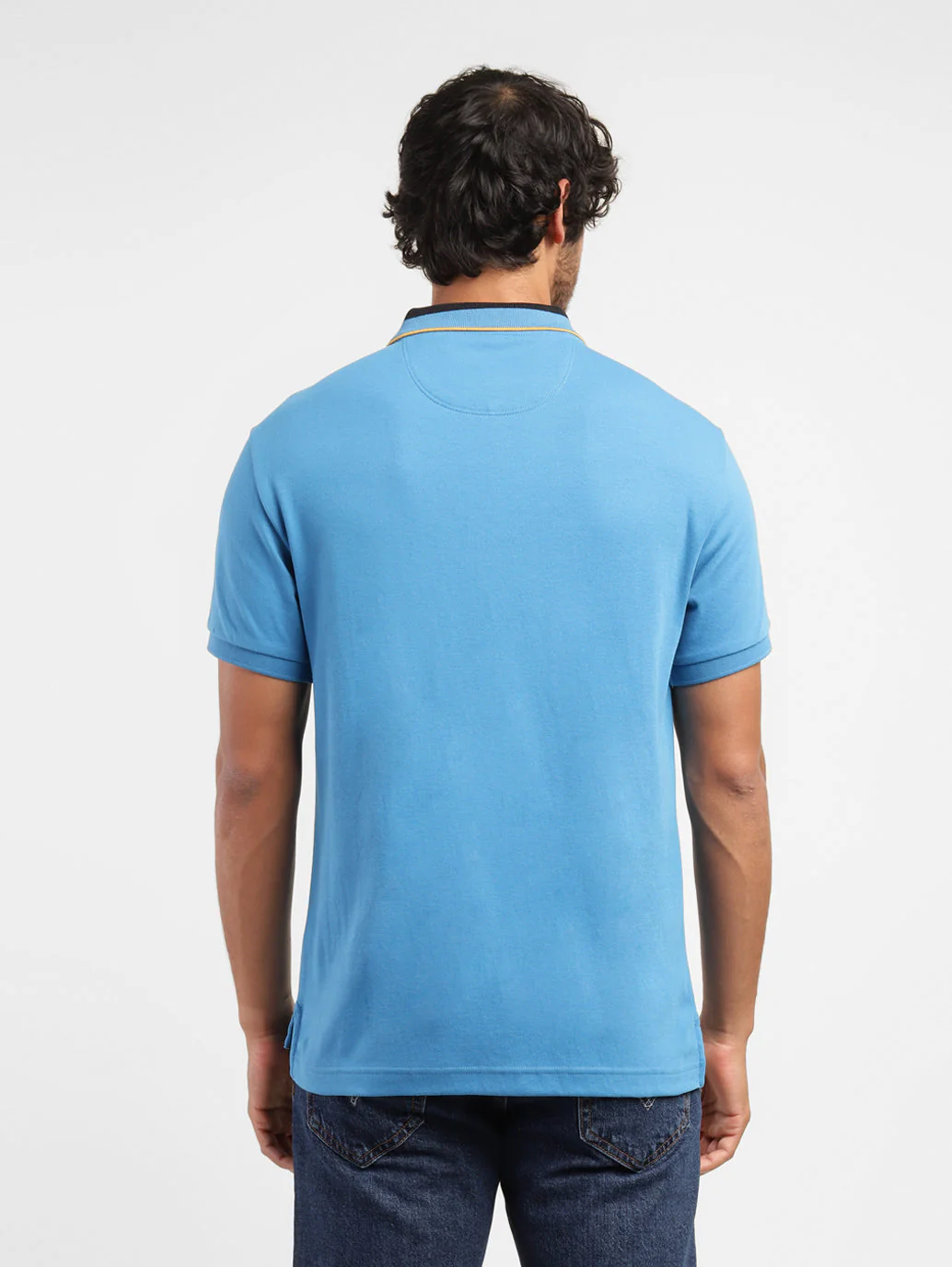 Men's Solid Polo T-shirt - Image 3
