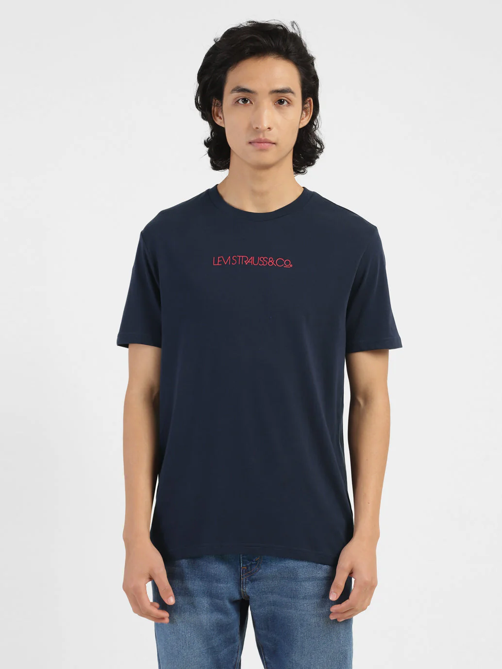 Men's Brand Logo Crew Neck T-shirt - Image 2