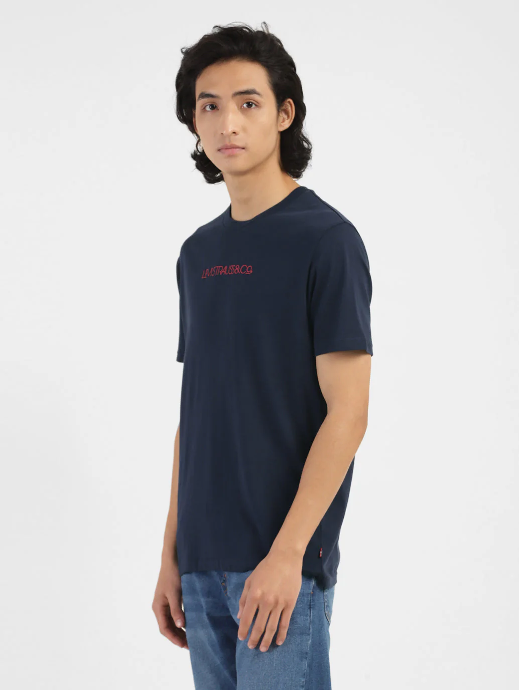 Men's Brand Logo Crew Neck T-shirt - Image 4