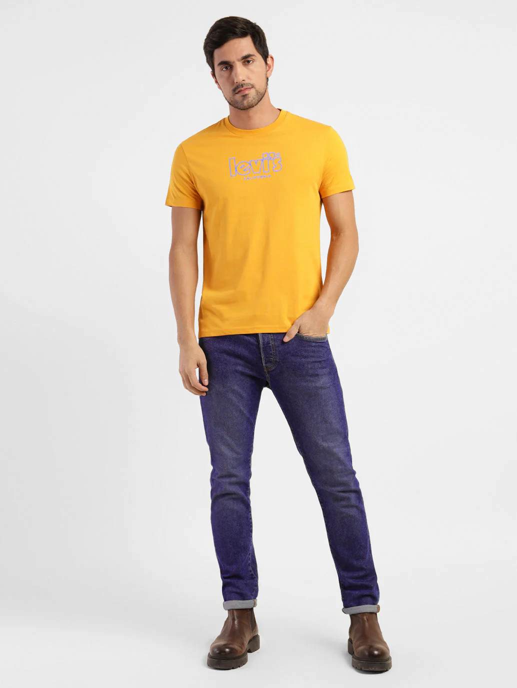 Men's Brand Logo Slim Fit T-shirt - Image 9