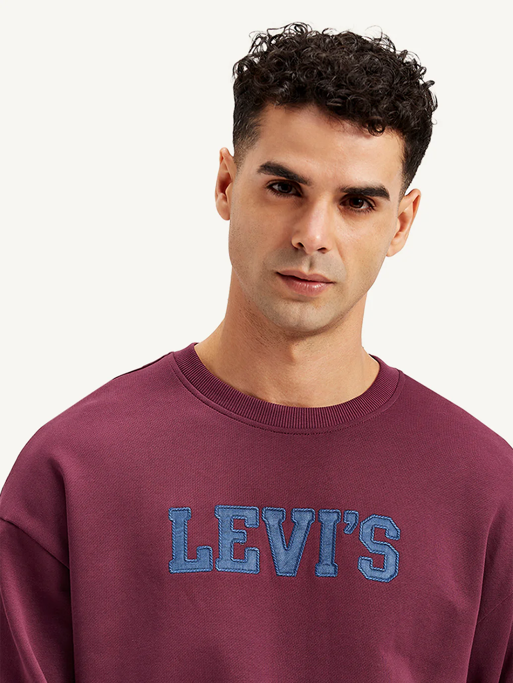 Men's Brand Logo Crew Neck Sweatshirt - Image 4