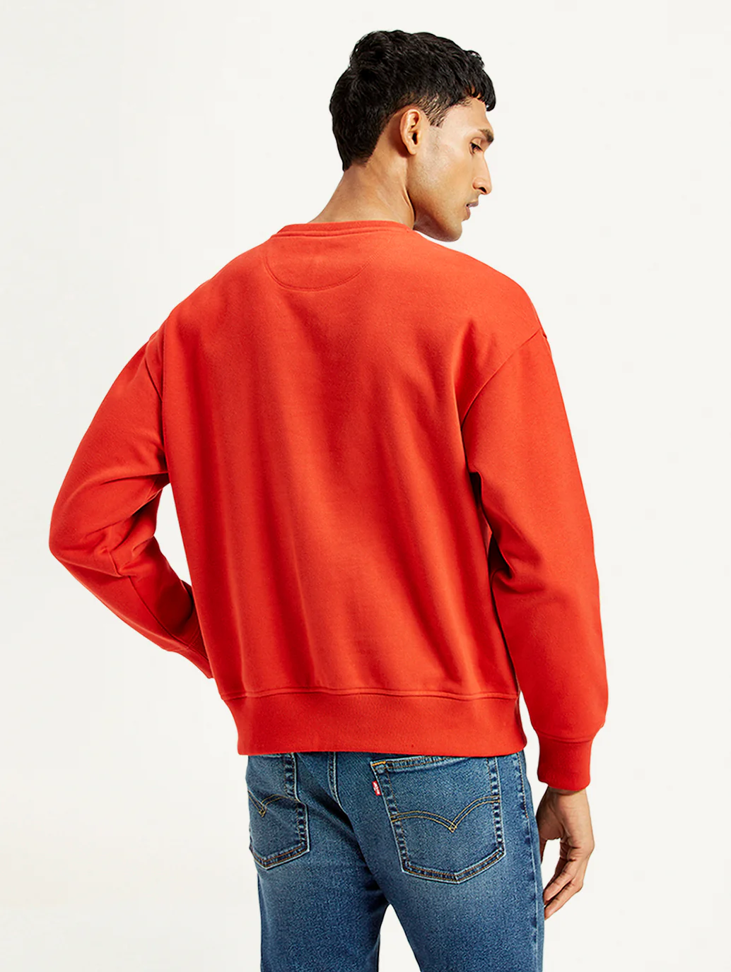 Men's Brand Logo Crew Neck Sweatshirt - Image 3