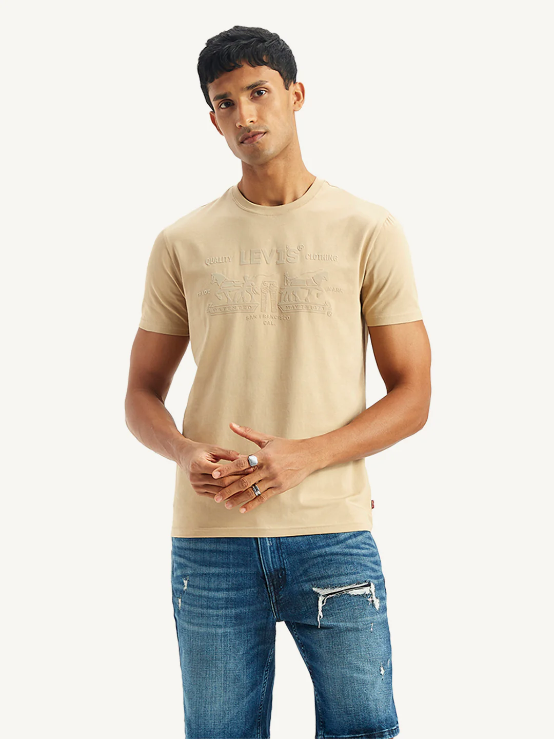 Men's Brand Logo Slim Fit T-Shirt - Image 2
