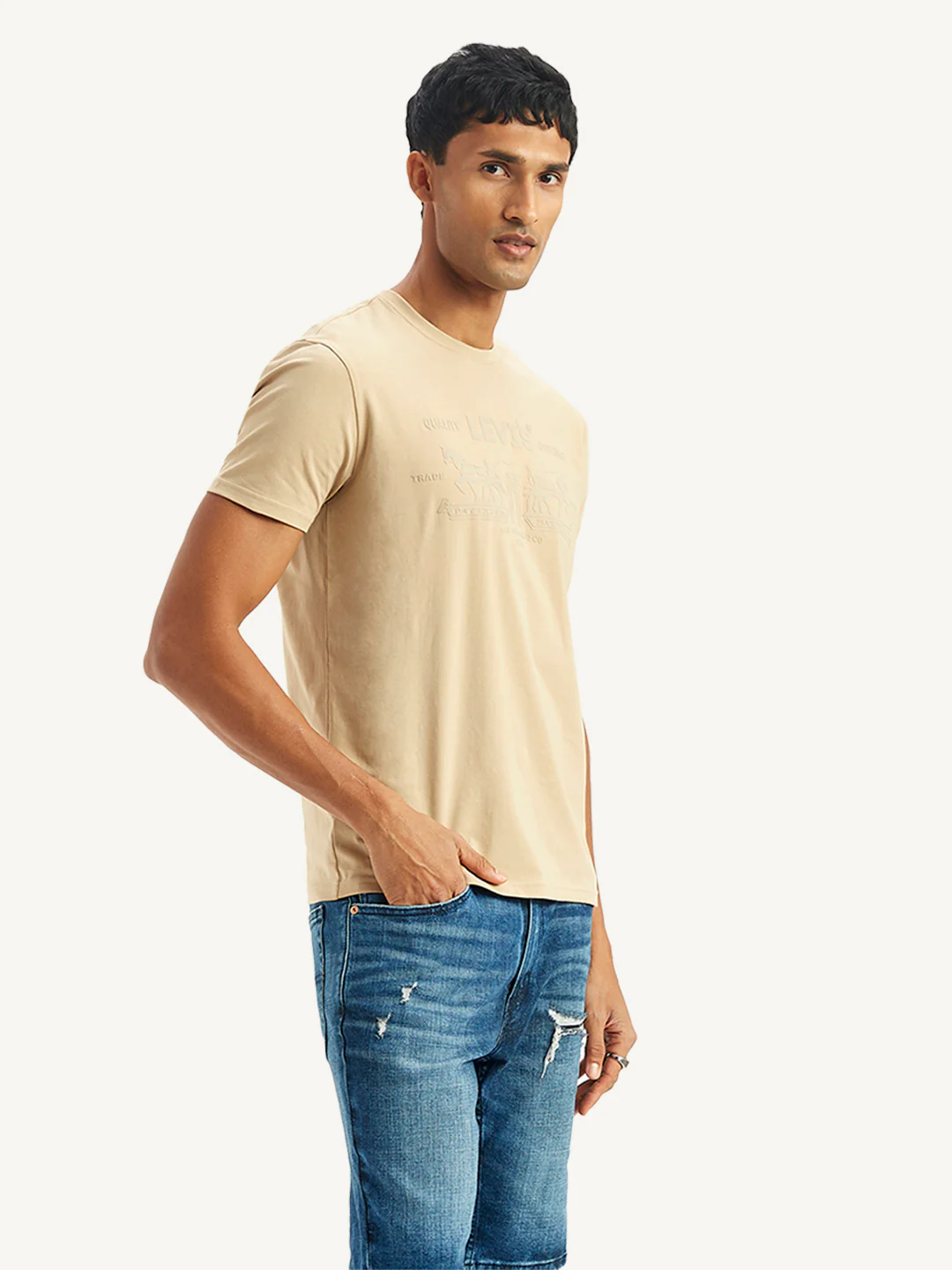 Men's Brand Logo Slim Fit T-Shirt - Image 4