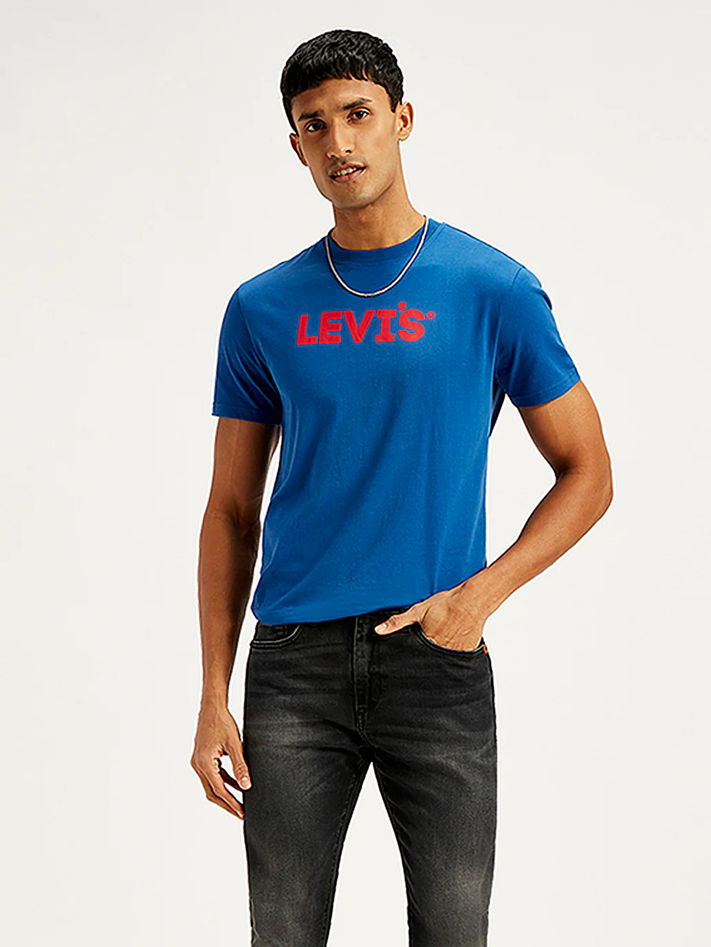 Men's Brand Logo Slim Fit T-Shirt