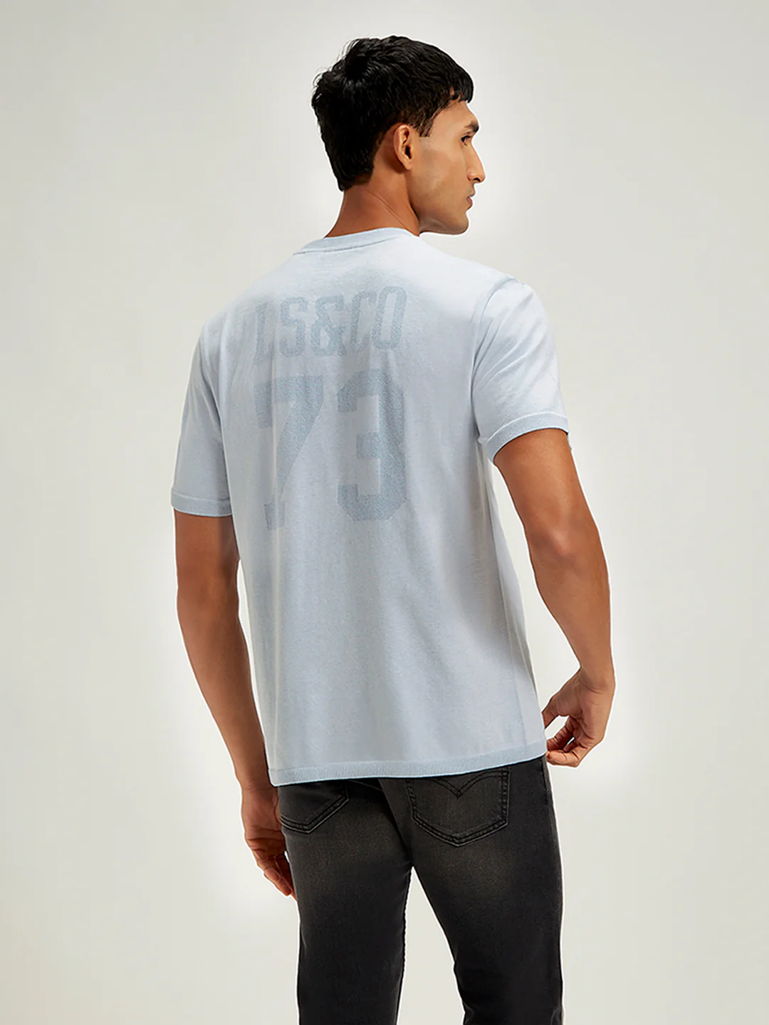 Men's Brand Logo Slim Fit T-Shirt - Image 3