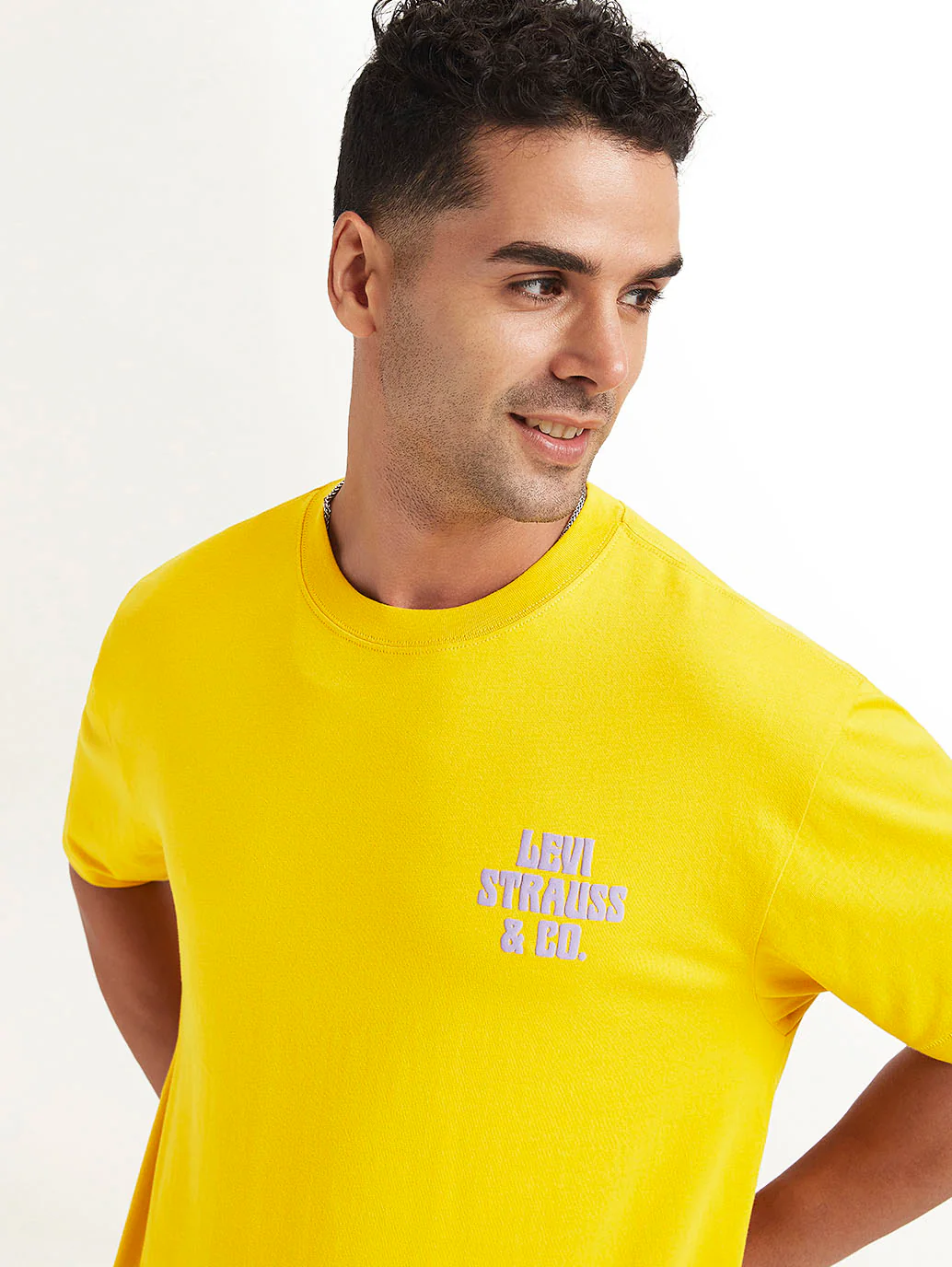 Men's Brand Logo Loose Fit T-Shirt - Image 3