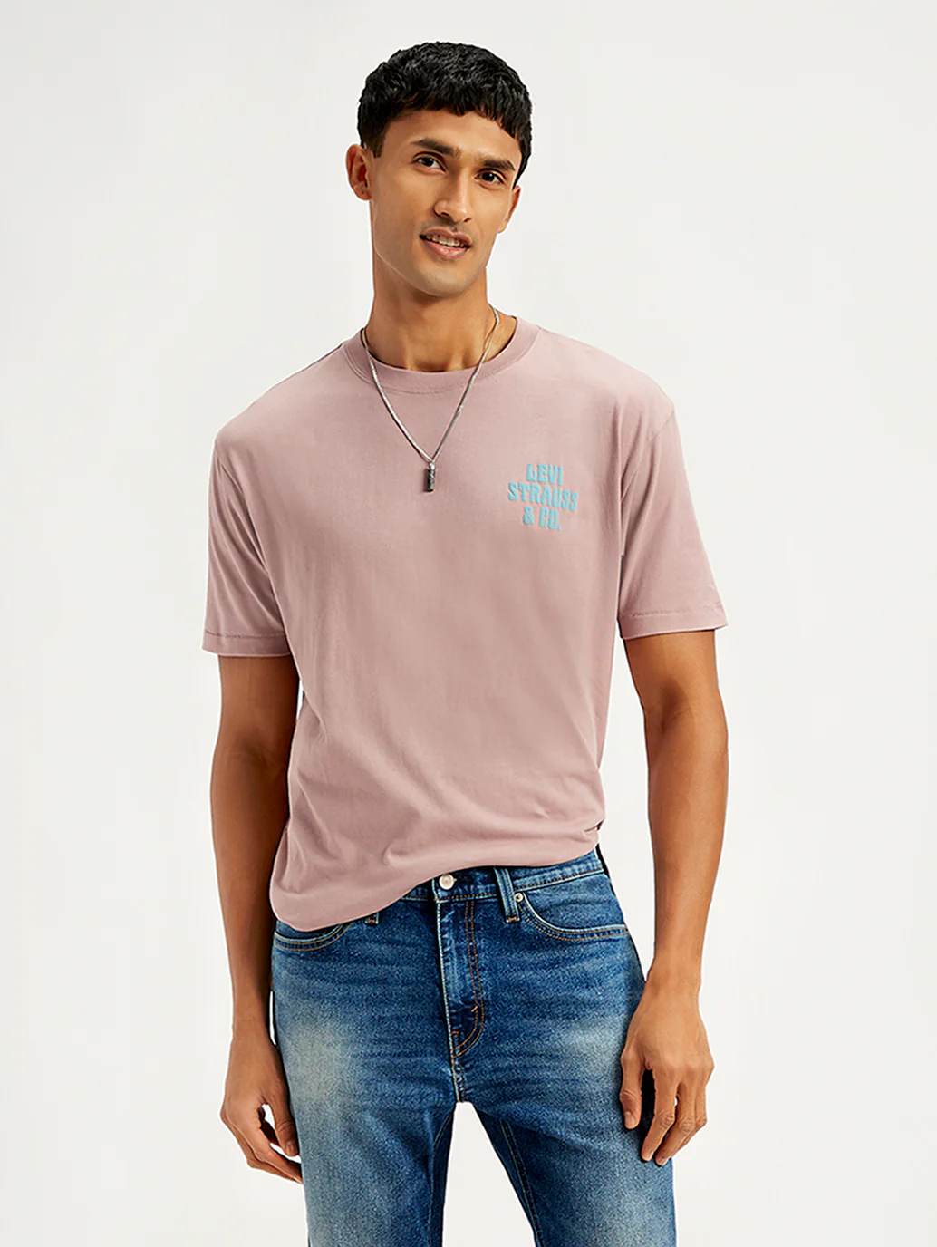 Men's Brand Logo Loose Fit T-Shirt - Image 2