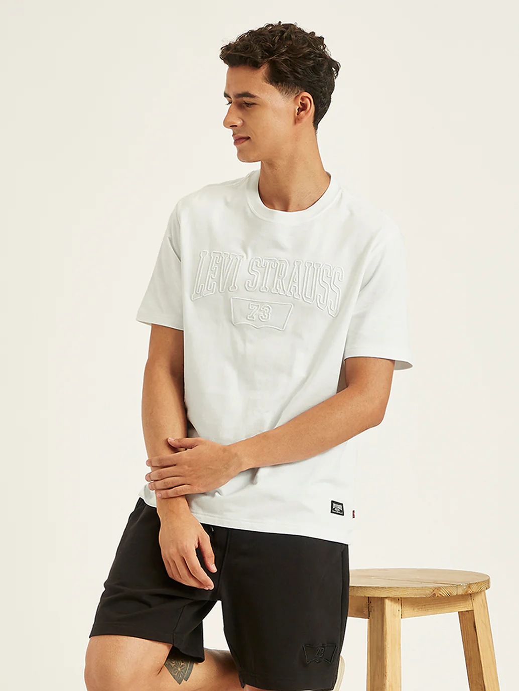 Men's Brand Logo Regular Fit T-Shirt