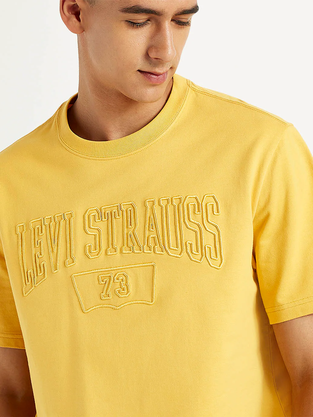 Men's Brand Logo Regular Fit T-Shirt - Image 3