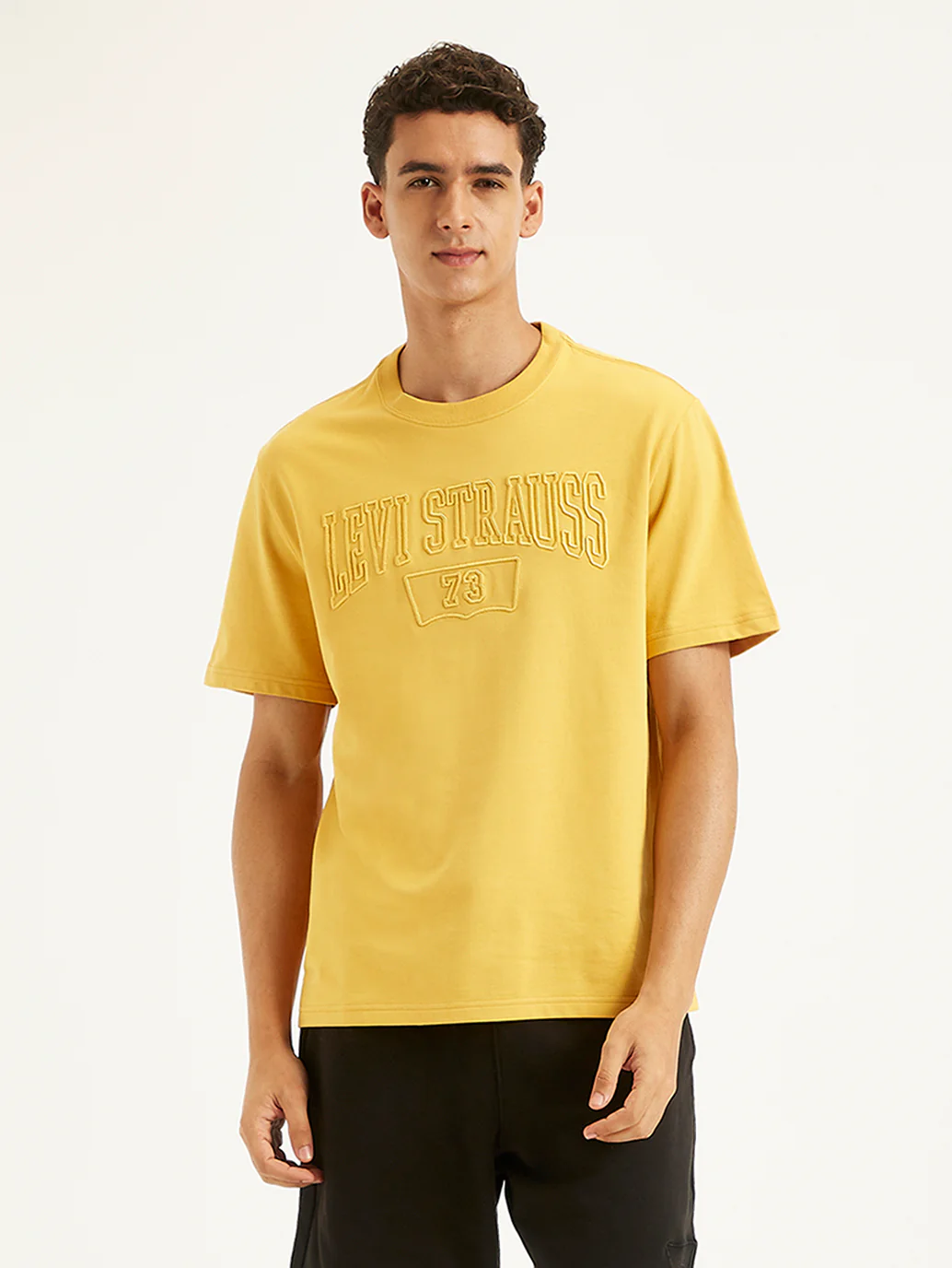 Men's Brand Logo Regular Fit T-Shirt - Image 6
