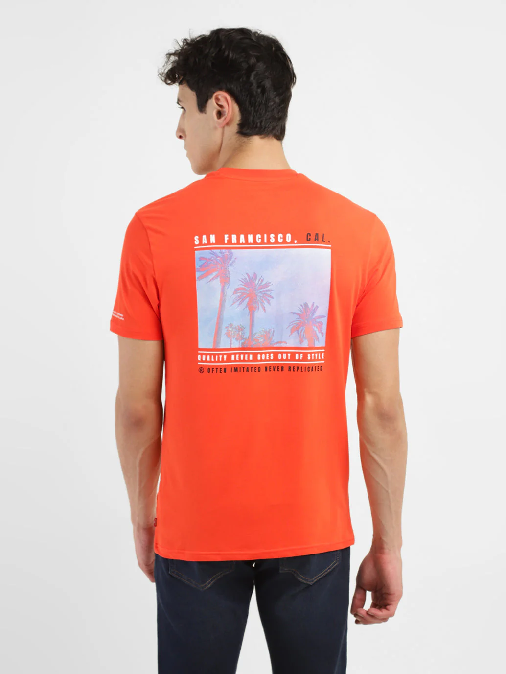Men's Brand Logo Loose Fit T-shirt - Image 3