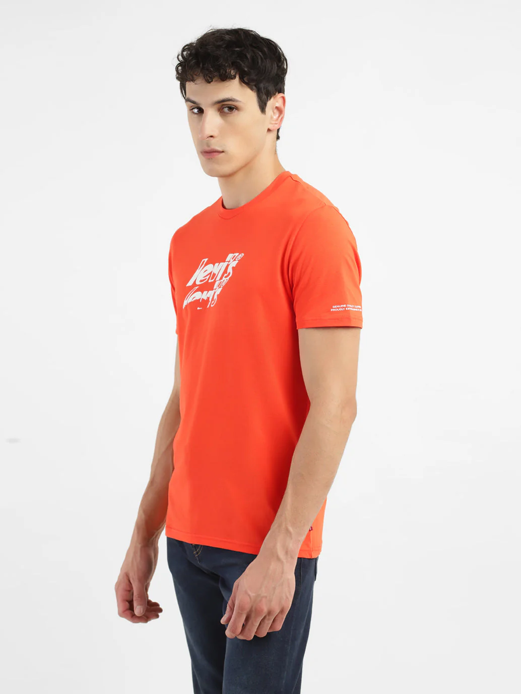 Men's Brand Logo Loose Fit T-shirt - Image 4