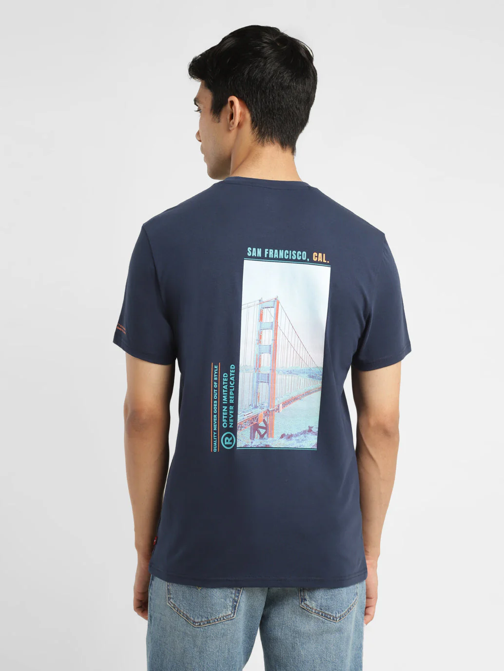 Men's Brand Logo Loose Fit T-shirt - Image 3