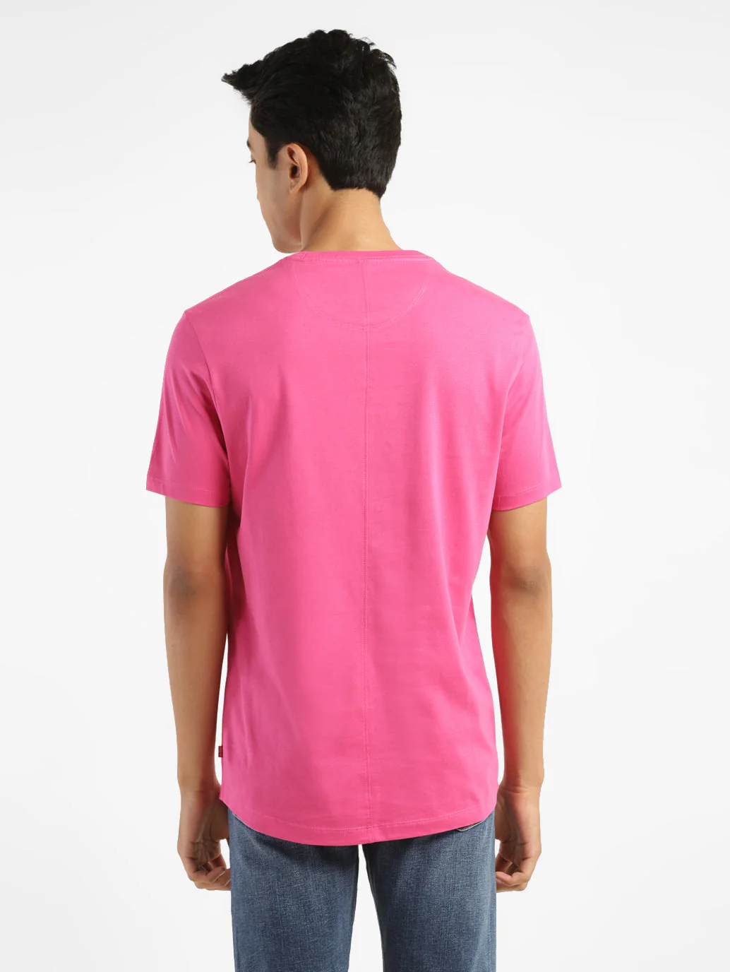 Men's Brand Logo Round Neck T-shirt - Image 3