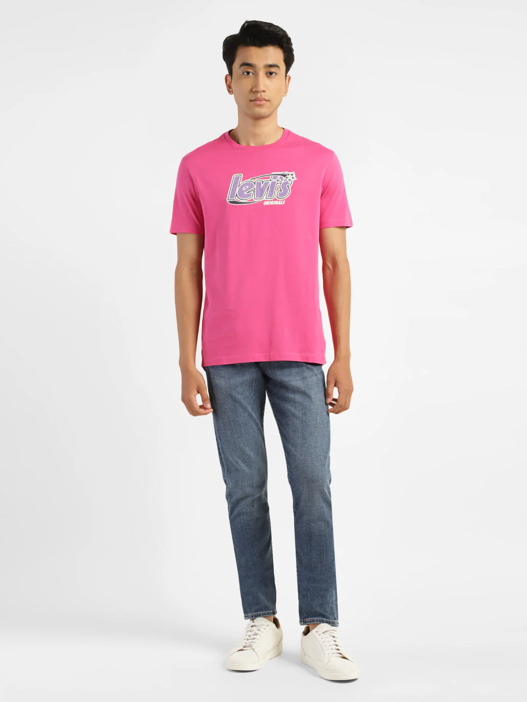 Men's Brand Logo Round Neck T-shirt - Image 6