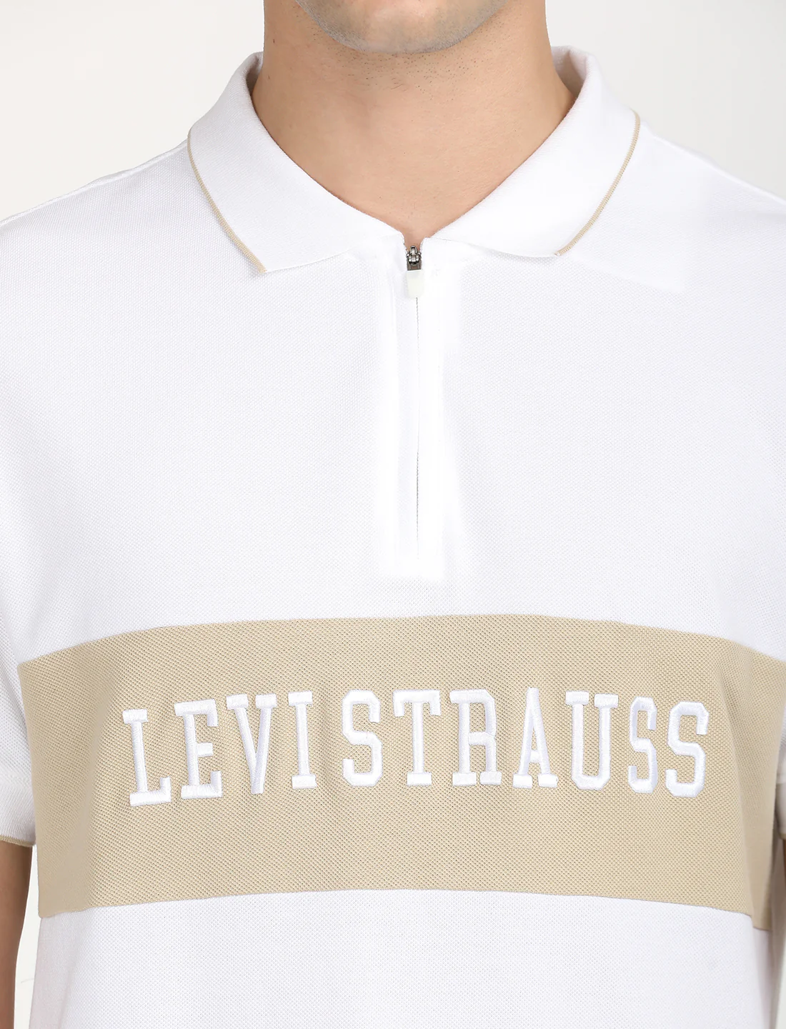 Men's Brand Logo Slim Fit Polo T-shirt - Image 4