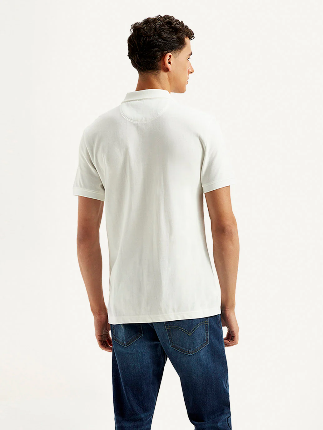 Men's Brand Logo Slim Fit Polo T-shirt - Image 3
