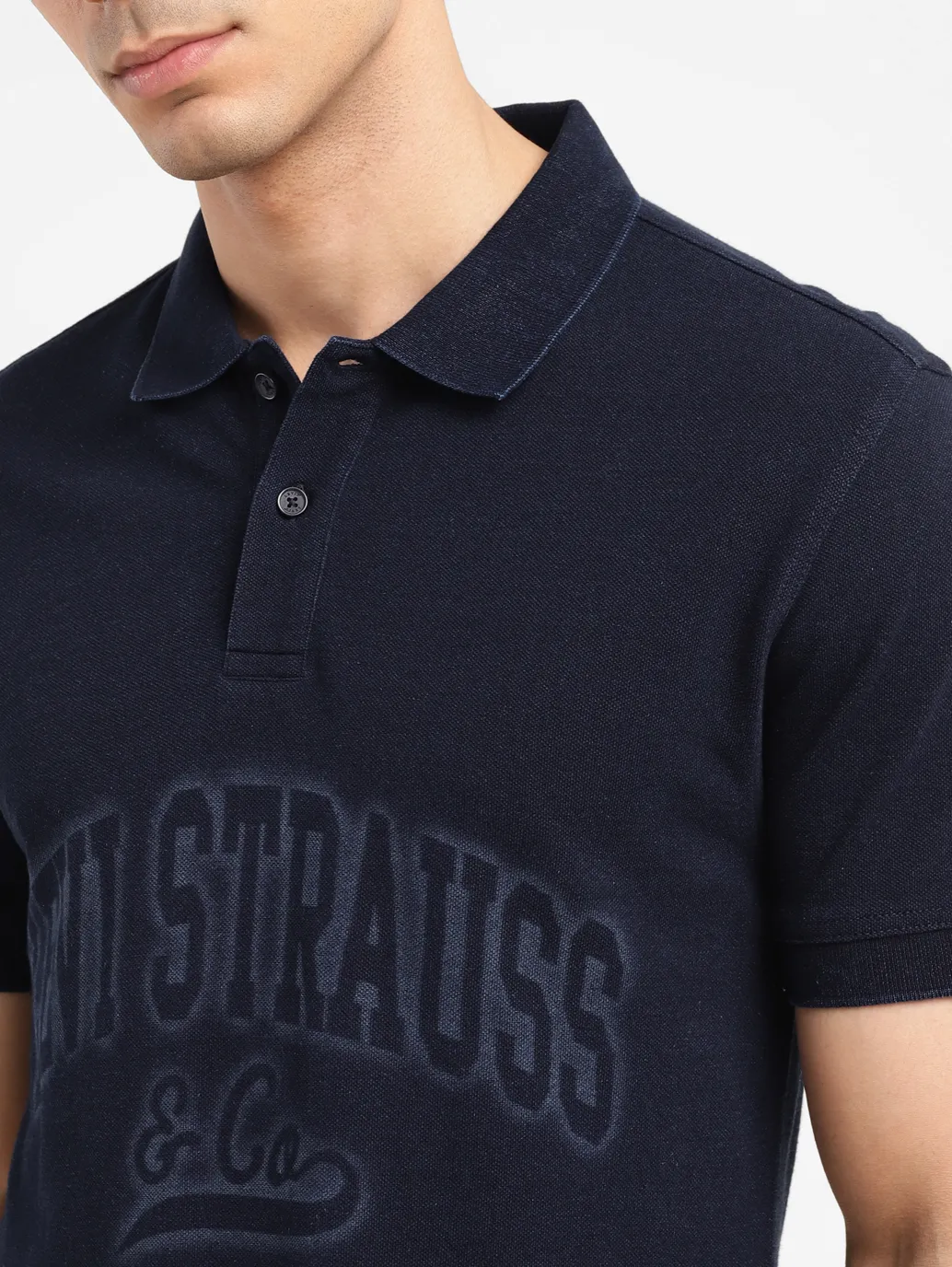Men's Brand Logo Slim Fit Polo T-shirt - Image 5