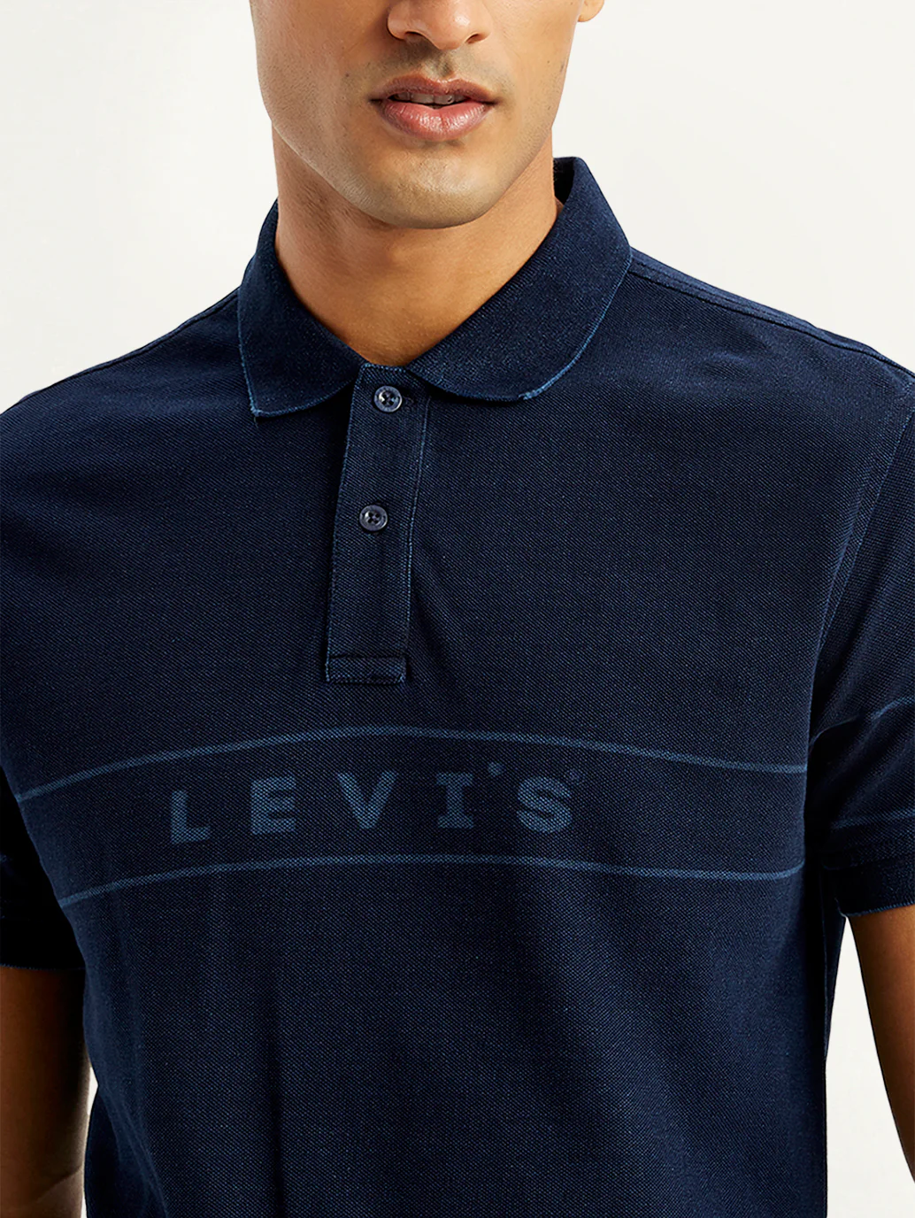 Men's Brand Logo Slim Fit Polo T-Shirt - Image 4