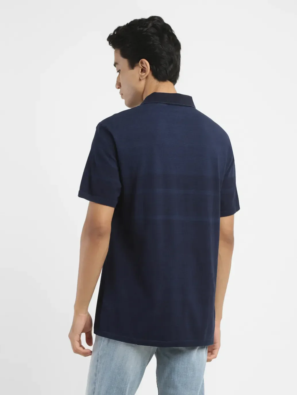 Men's Brand Logo Slim Fit Polo T-shirt - Image 3