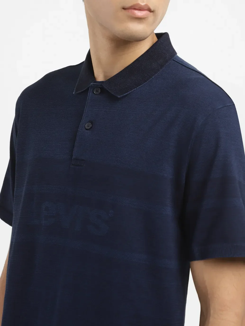 Men's Brand Logo Slim Fit Polo T-shirt - Image 5
