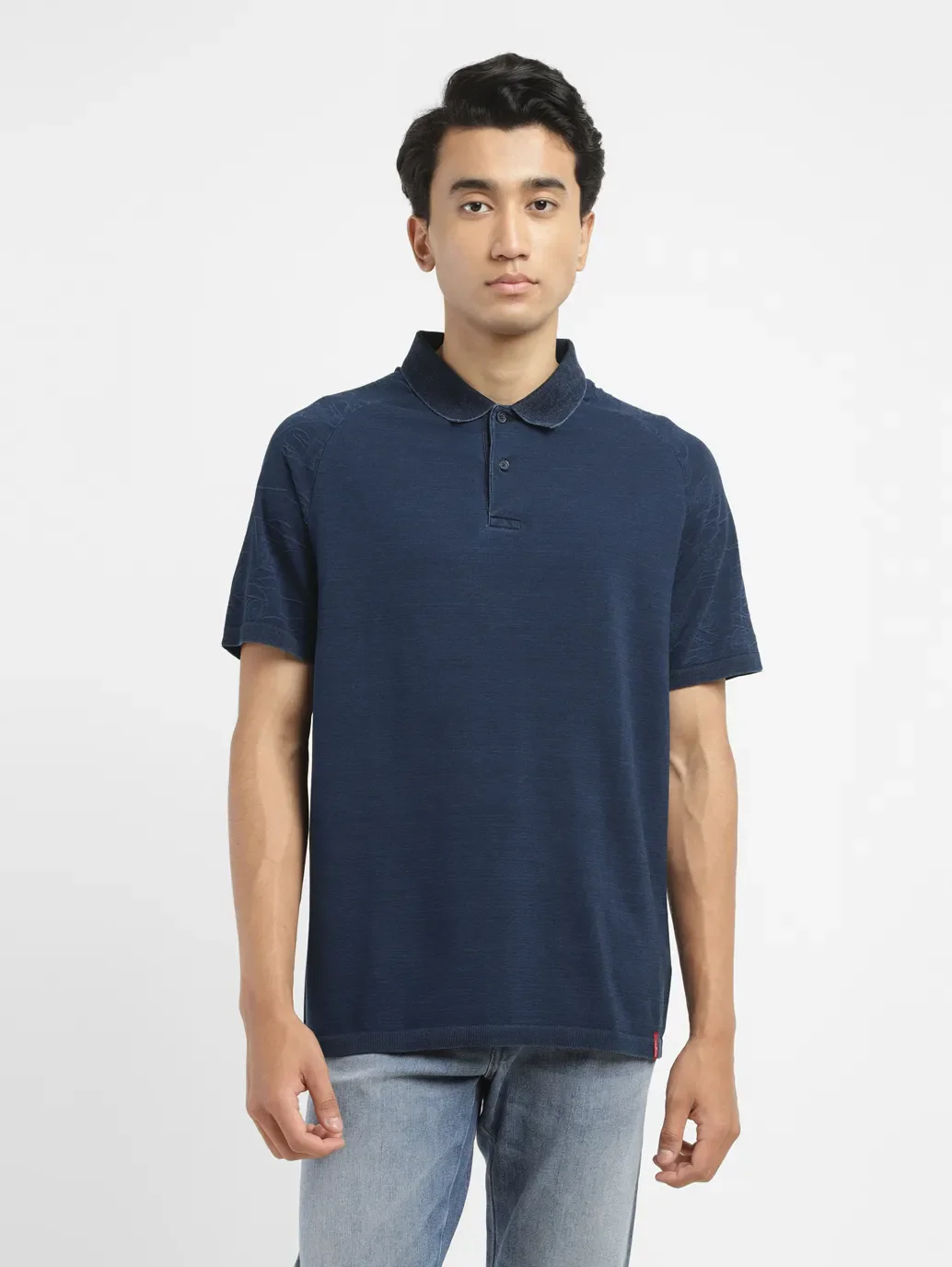 Men's Brand Logo Slim Fit Polo T-shirt - Image 2