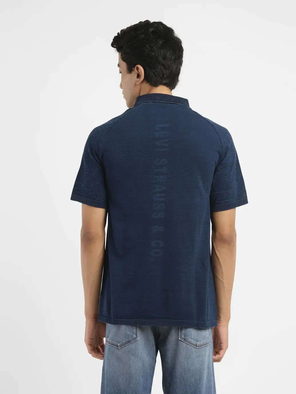 Men's Brand Logo Slim Fit Polo T-shirt - Image 3