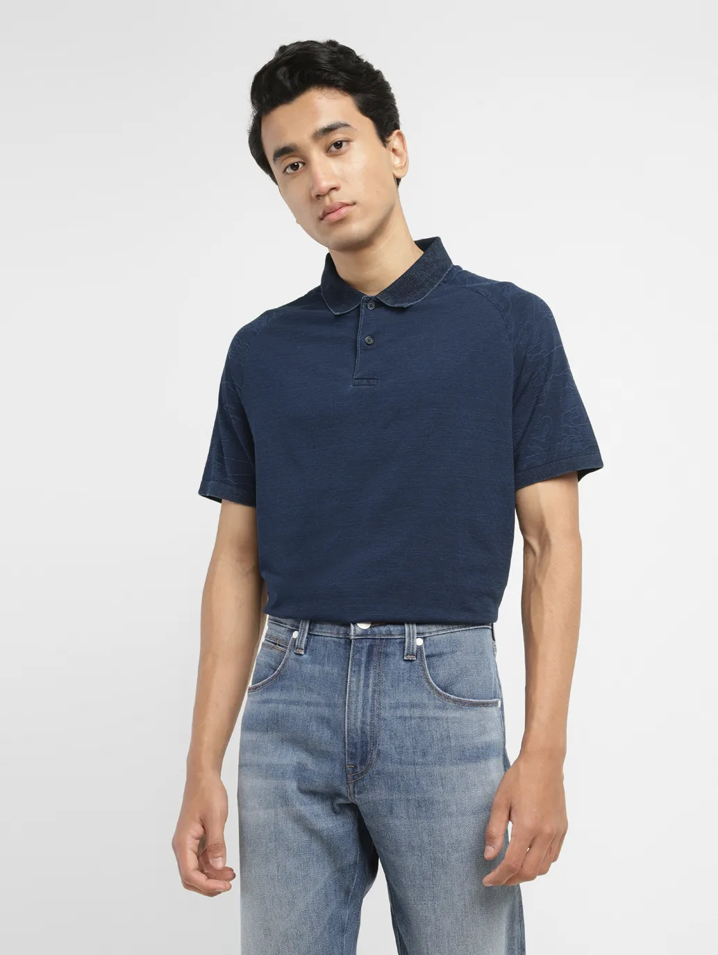 Men's Brand Logo Slim Fit Polo T-shirt - Image 6