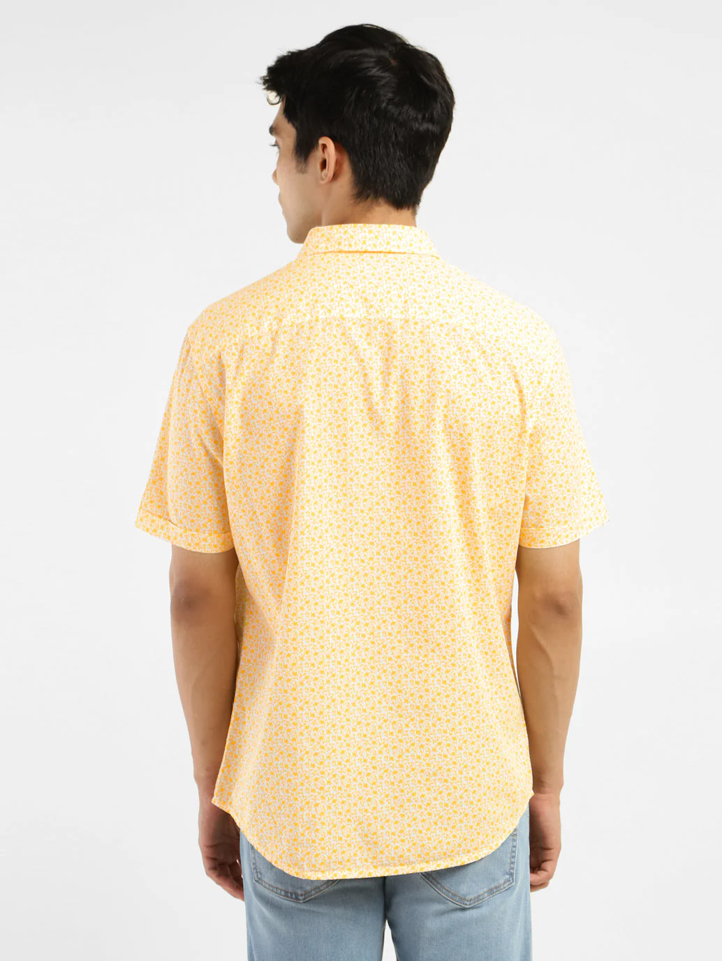 Men's Floral Print Slim Fit Shirt - Image 3