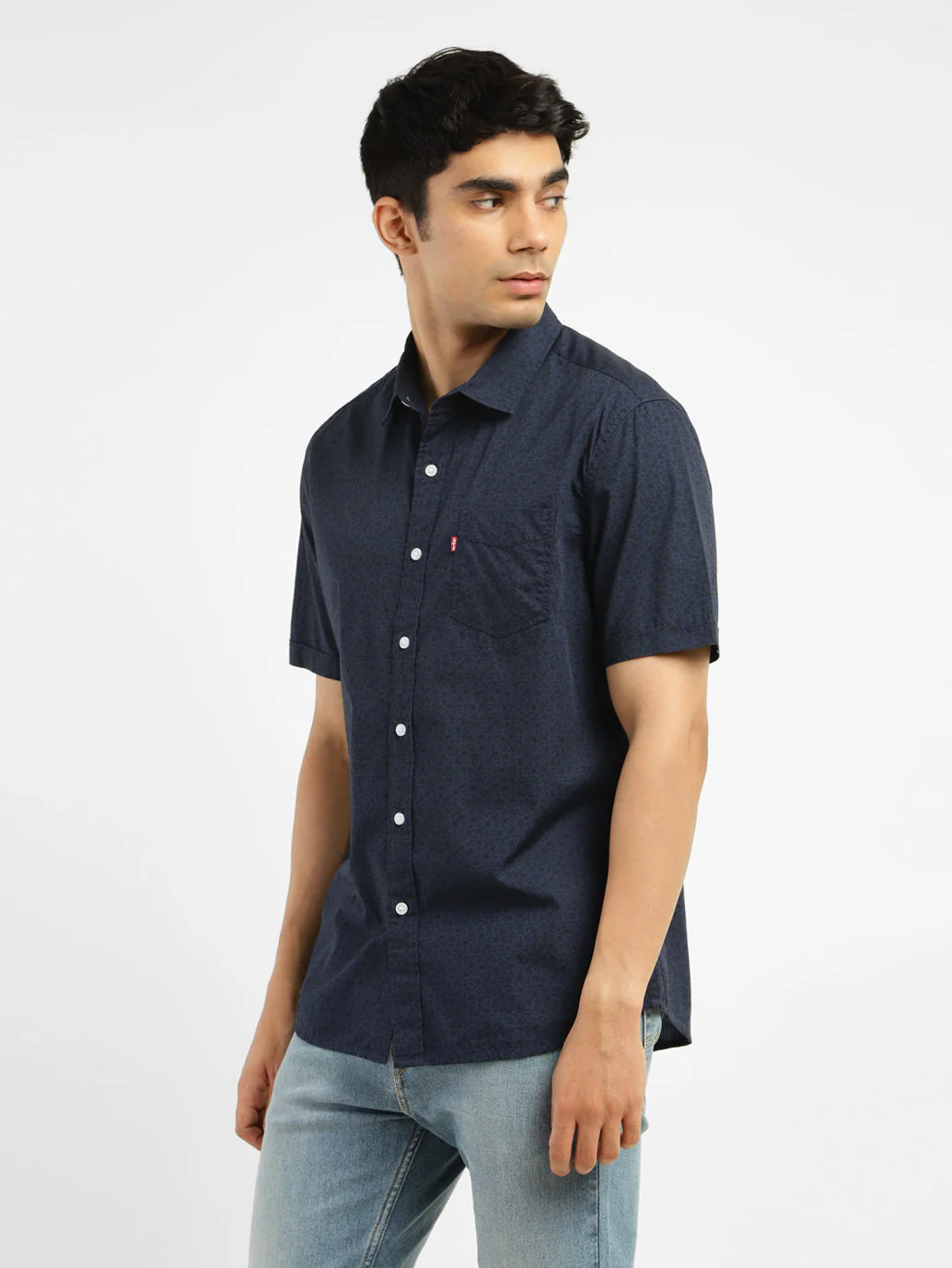 Men's Floral Print Slim Fit Shirt - Image 4
