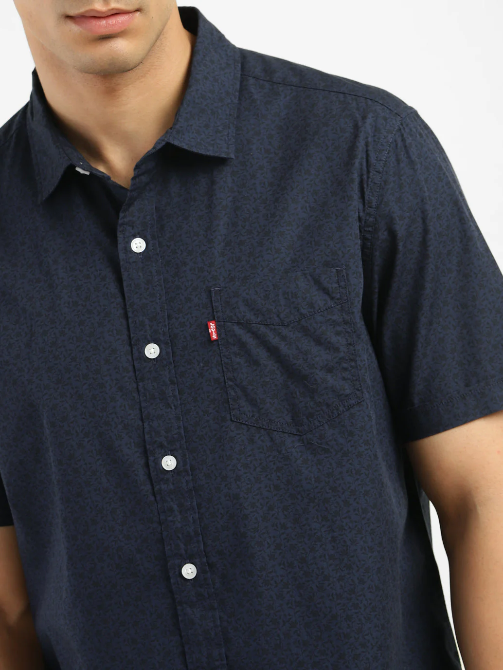 Men's Floral Print Slim Fit Shirt - Image 5