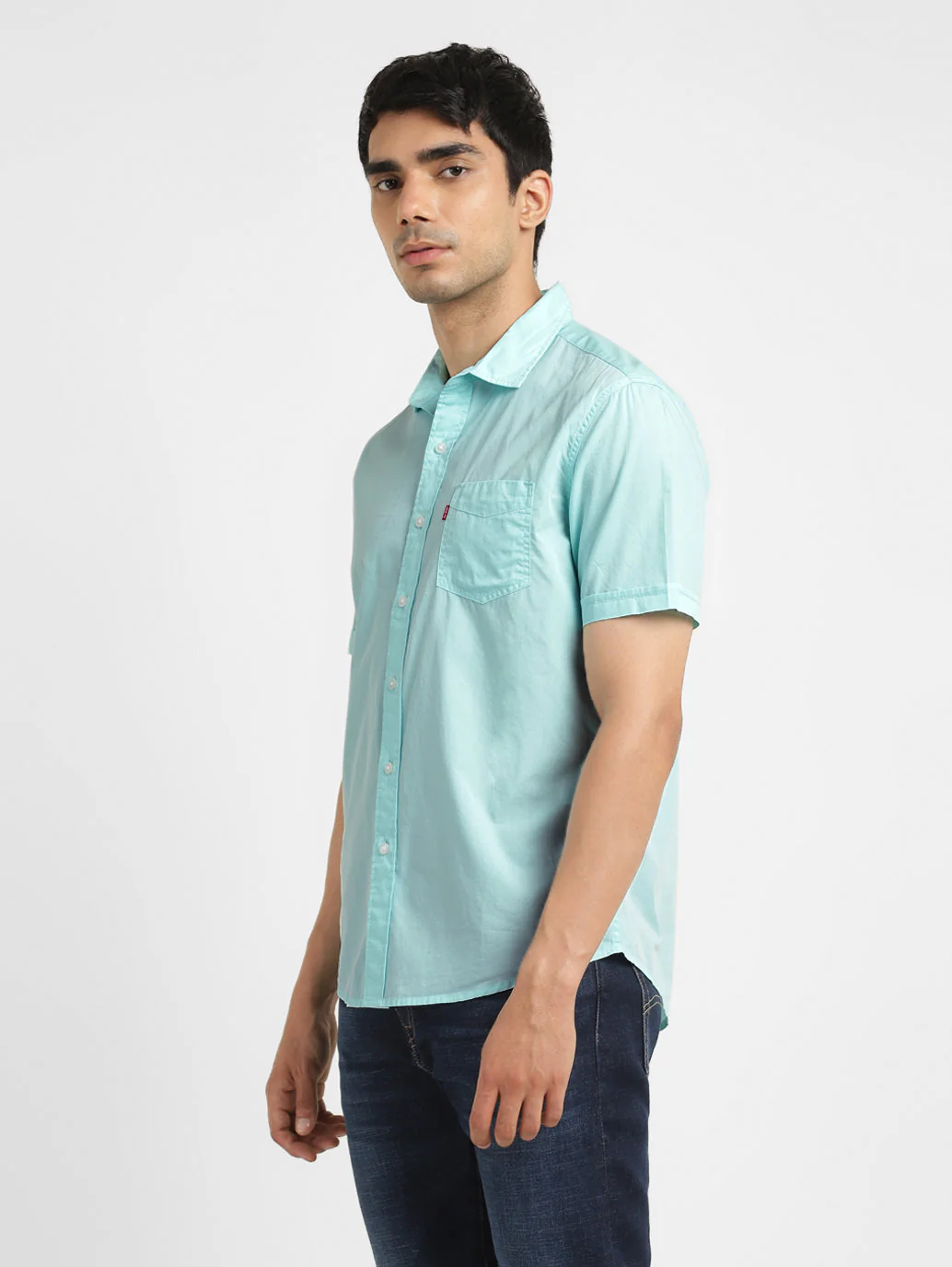 Men's Brand Logo Slim Fit Shirt - Image 4