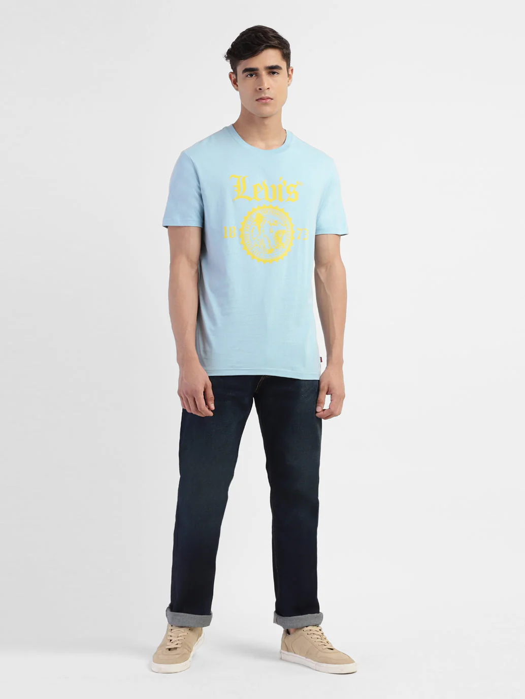 Men's Graphic Print Crew Fit T-shirt - Image 5