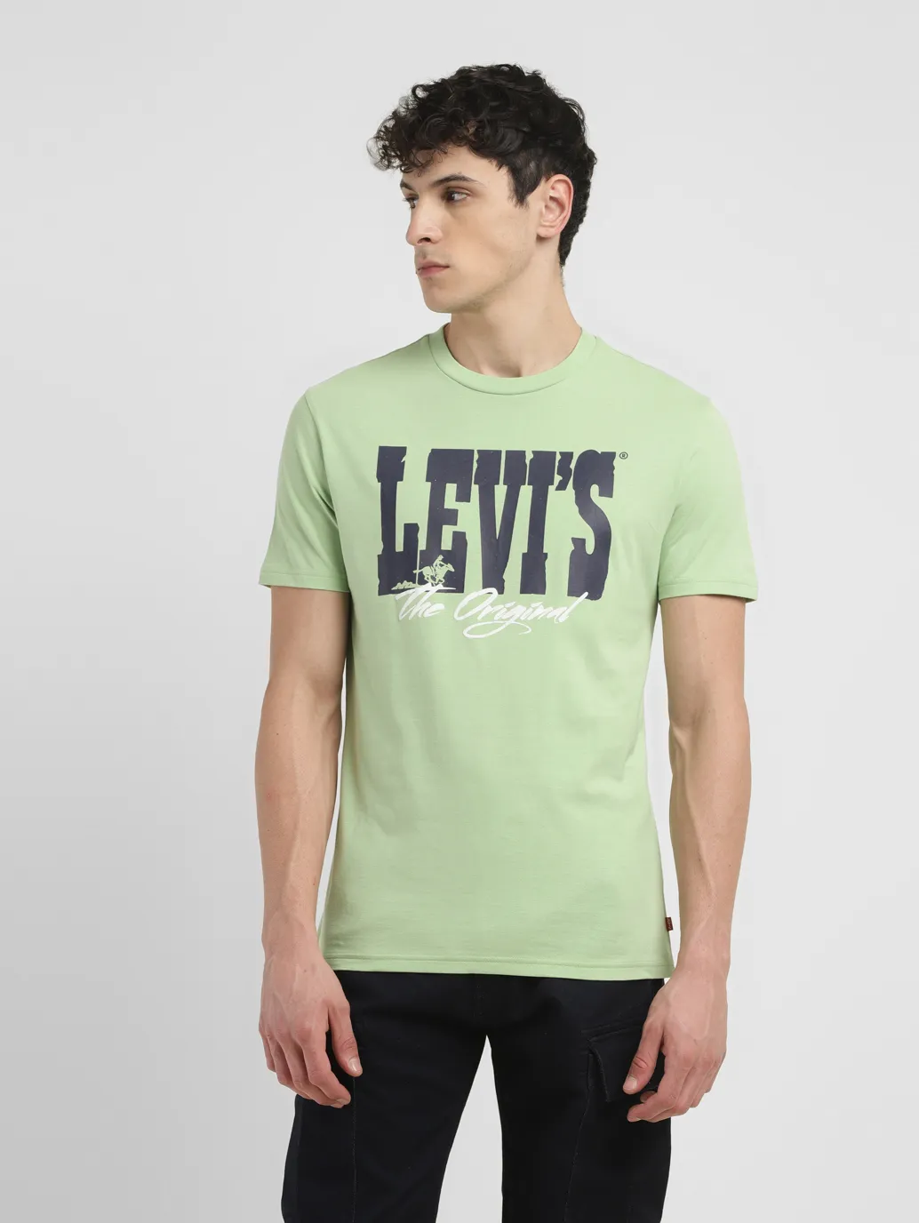 Men's Brand Logo Slim Fit T-shirt - Image 2