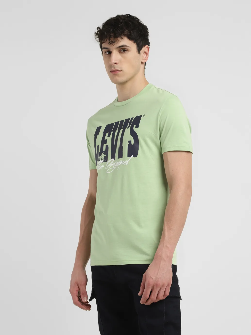 Men's Brand Logo Slim Fit T-shirt - Image 4