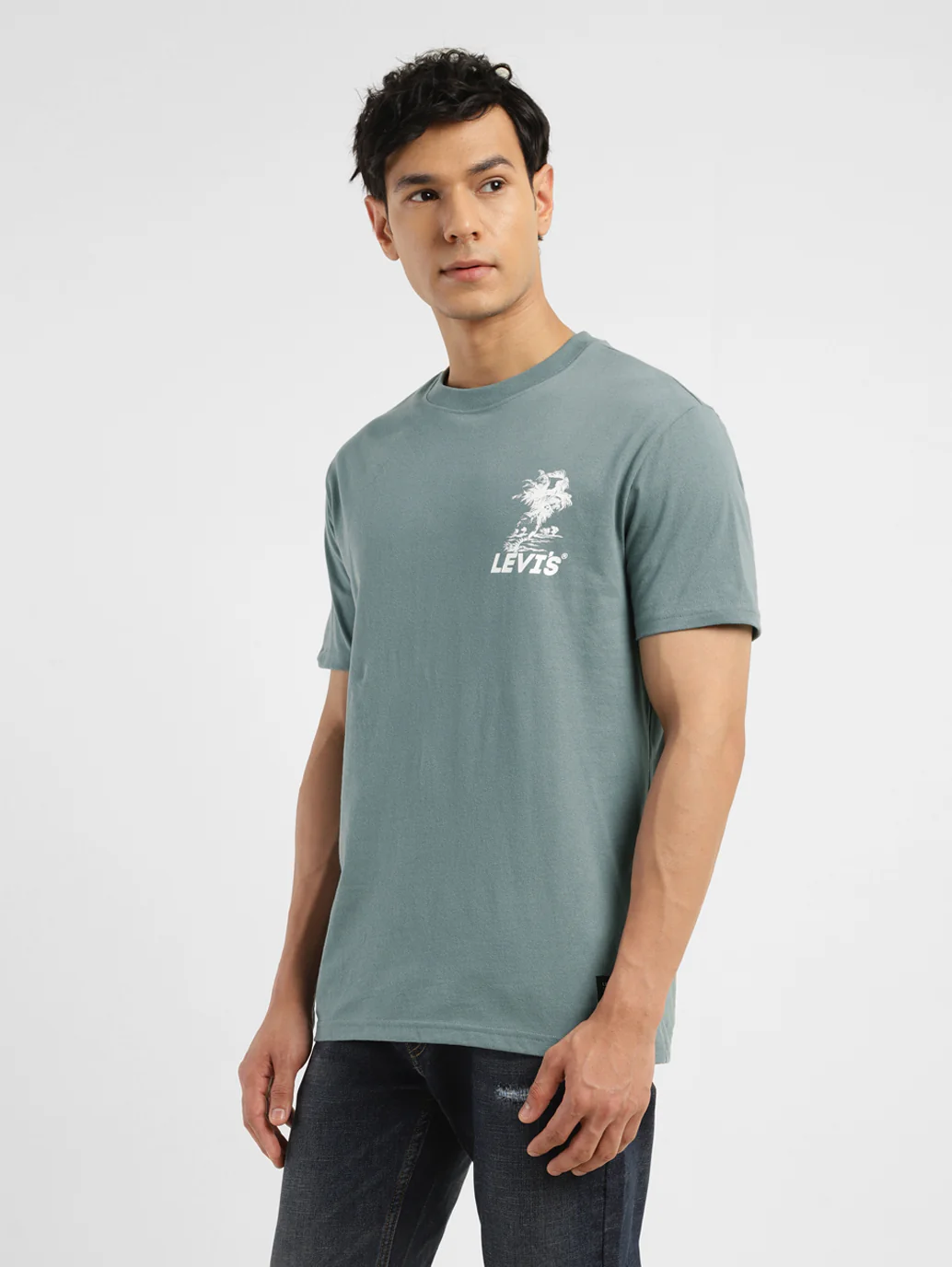 Men's Brand Logo Slim Fit T-shirt - Image 3