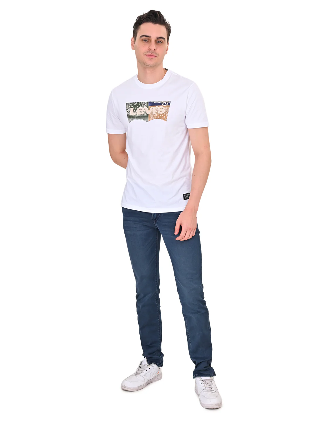 Men's Brand Logo Slim Fit T-shirt