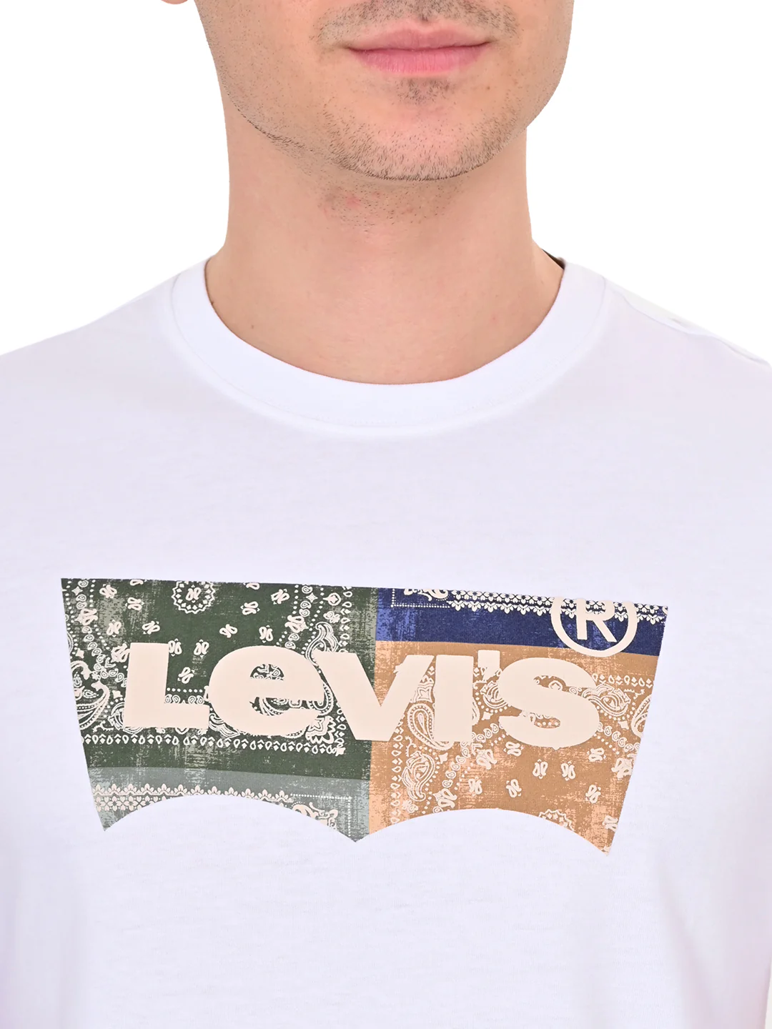 Men's Brand Logo Slim Fit T-shirt - Image 2