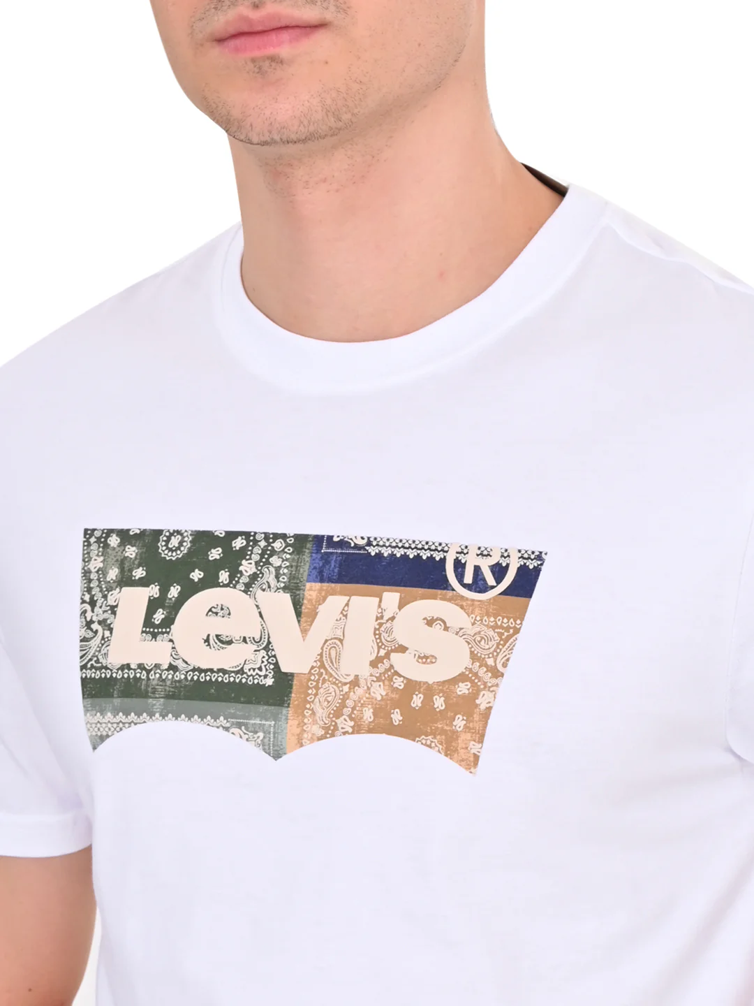 Men's Brand Logo Slim Fit T-shirt - Image 3