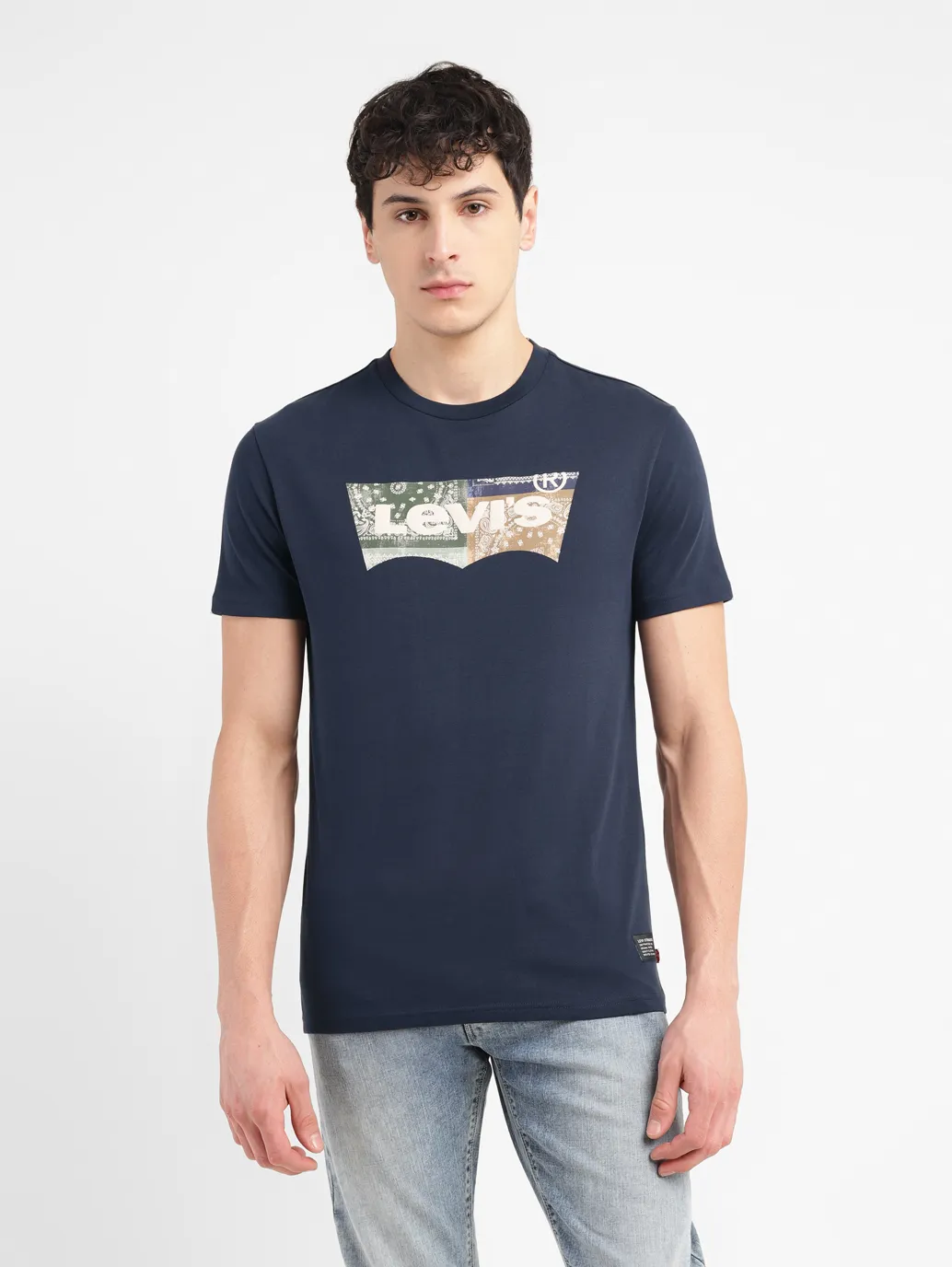 Men's Brand Logo Slim Fit T-shirt - Image 2