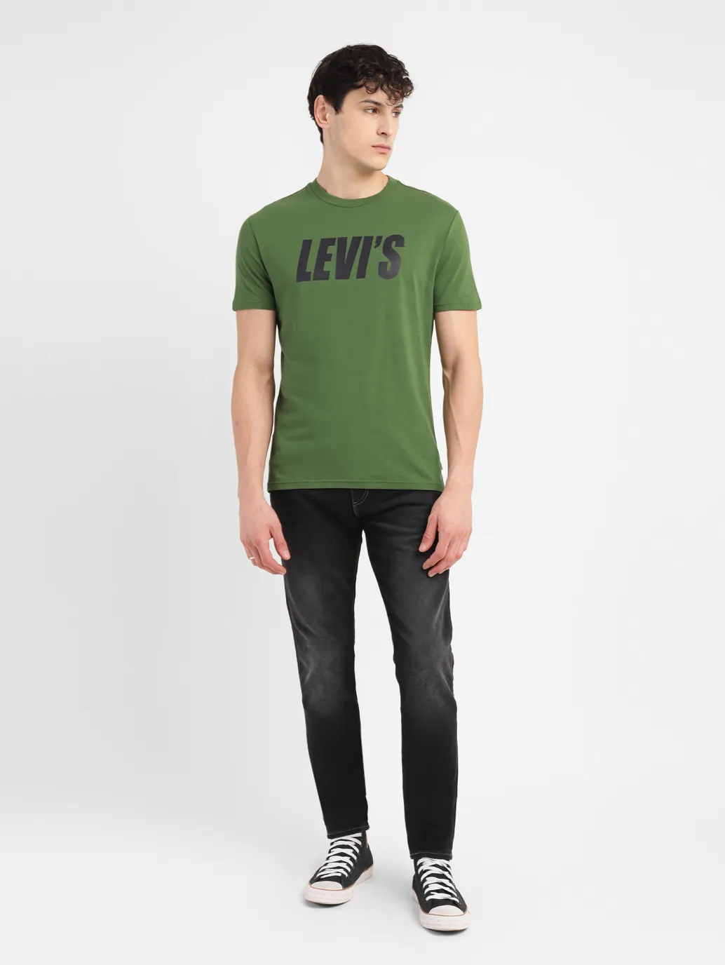 Men's Brand Logo Slim Fit T-shirt